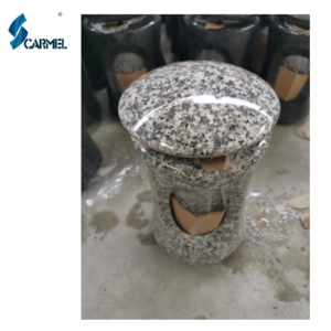 Pas cher <span class=keywords><strong>prix</strong></span> cimetière <span class=keywords><strong>funéraire</strong></span> granit pierre sculptée à énergie solaire Mini lampes de jardin pierre tombale lumières <span class=keywords><strong>tombe</strong></span> lanterne à vendre - Product Image 2