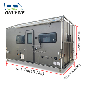 ONLYWE - Vehículo de Expedición Todoterreno de Aluminio, Camioneta <span class=keywords><strong>Camper</strong></span> <span class=keywords><strong>4x4</strong></span>, Remolque de Viaje <span class=keywords><strong>Iveco</strong></span>, Autocaravana en Venta - Product Image 3