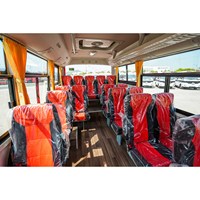 Mini autocar de luxe à moteur diesel 19 places