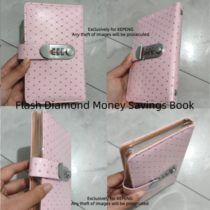 Libreta <span class=keywords><strong>de</strong></span> Depósitos con Encuadernación <span class=keywords><strong>de</strong></span> Hojas Sueltas, Diseño <span class=keywords><strong>de</strong></span> Diamantes Brillantes, Carpeta <span class=keywords><strong>de</strong></span> Depósitos <span class=keywords><strong>de</strong></span> Efectivo A6, Libreta <span class=keywords><strong>de</strong></span> Ahorro <span class=keywords><strong>de</strong></span> Dinero <span class=keywords><strong>de</strong></span> Cuero PU con Hebilla <span class=keywords><strong>de</strong></span> Bloqueo con Contraseña - Product Image 2