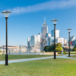 Lámpara de luz Solar LED de aluminio fundido a presión Europea clásica para exteriores moderna de 3,8 M, 50W, puerta principal de jardín de calle, estilo europeo - Product Image 2