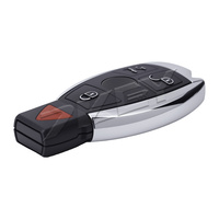 Boîtier de clé intelligente pour Mercedes Benz W203 W204 W205 W211 W212 W221 Classes A B C E G W S – Coque de remplacement pour télécommande de voiture