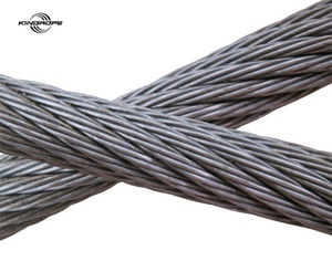 Kaplamalı 6 * 19W-FC fiber çekirdek çelik tel halat sapan arma vali kablo kordonu asansör için 8mm-11mm boyutları bükme kesme kaynak - Product Image 5