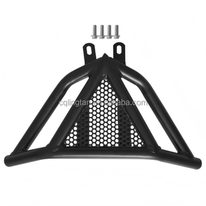 Accesorios para ATV Lingtan, Barra de Agarre Delantera Negra para Parachoques, Parachoques para Yamaha <span class=keywords><strong>Raptor</strong></span> 700R 700 22-25, Protector de Parachoques Delantero de Aluminio - Product Image 1