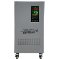 Svc/Tnd 10kva 15kva 20kva 30KVA 40KVA 50KVA Régulateur automatique de tension monophasé AC Stabilisateurs AVR 140-250V 90-260V 220v