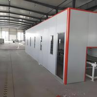 Cabine de peinture à température contrôlée pour meubles en bois avec fonction de cuisson