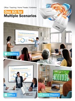 Transmisor de Video HDMI Inalámbrico P400 Lemorele, USB C a HDMI, para Laptop, Teléfono a TV, Proyector, Airplay, Chromecast, Clickshare
