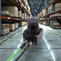 HE-3091FRU Scanner laser à 320 degrés de balayage, câble de 30 m, 15/30 Hz, portée de 30 m, TCP/UDP, NPN, AMR, pour chariot élévateur