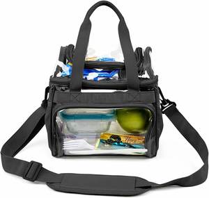 Small Heavy Duty Clear <b>Lunch</b> Bag, Stadium Approved Clear <b>Lunch</b> Bag with Adjustable Strap, Clear <b>Lunch</b> <b>Box</b> for Women Men - Product Image 2