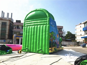 Jouet gonflable pour enfants, livraison gratuite en chine, location de fête, business, petite voie, extérieur de zoo, <span class=keywords><strong>avec</strong></span> filet de sécurité et arche - Product Image 3