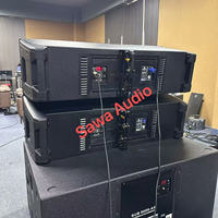 HDL 50-A 4K Double Enceinte de Ligne Array Active 3 Voies de 12 Pouces, Système Sonore Motorisé pour DJ, Audio Professionnel, Haut-parleurs d'Extérieur
