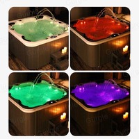 Spa de luxe avec massage sexy, jacuzzi, acrylique, couleur, matériau, eau, origine, type, contrôle, bain à remous