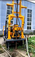 Foreuse hydraulique complète sur chenilles Hengwang 230M, machine de forage de puits d'eau diesel hydraulique pour le forage de roches et de sols