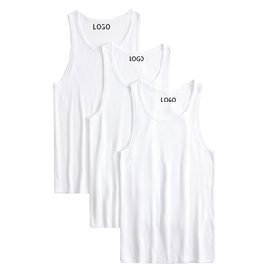 Camiseta sin Mangas de Algodón Puro de Color Sólido para Hombre, Puede Usarse como Capa Base - Product Image 4