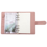 FB TK vente chaude 8 pièces poches de classeur A6 taille 6 trous classeur fermeture éclair dossiers pour classeur à 6 anneaux sacs à feuilles mobiles