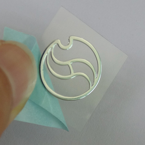 Etiqueta Adhesiva de Transferencia de Níquel 3D con Corte Personalizado, Etiqueta Metálica 3D en Relieve para Botellas de Cosméticos y Electrónicos - Product Image 5