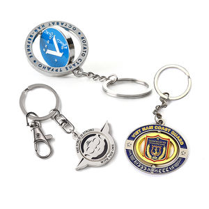 Llaveros de Metal giratorio para chica, llavero redondo con nombre de recuerdo, personalizado de aleación de Zinc, esmalte suave para regalos, <span class=keywords><strong>2022</strong></span> - Product Image 1