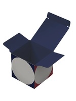 Boîtes en carton écologiques personnalisables en usine, durables avec finition mate, poignée, styles variés, impression en relief