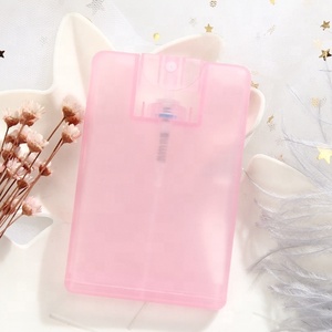 Manufacturer Credit Card Shaped 20ml <b>Plastic</b> Credit Card Pocket Size Flat Perfume <b>Spray</b> <b>Bottle</b> for Hand Sanitizer Sprayer - Product Image 6