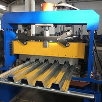 Machine de formage de rouleaux de plancher en métal Composite de Type B, épaisseur de 0.8mm-1.5mm, avec nervures de gaufrage, 1.5 pouces