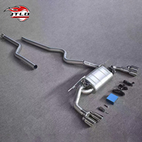 Pour BMW 430i F33 système d'échappement en acier avec valve électrique double sortie Quad Tips pour coupé cabriolet Performance Upgrade
