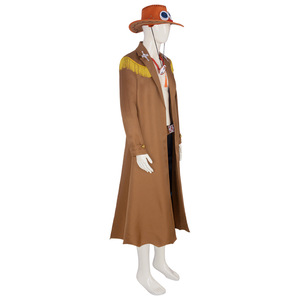 Disfraz de Cosplay de One Piece Ace para Hombre, Poliéster, Moda Urbana, Anime, Verano 2024 - Product Image 3