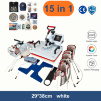 Presse à Chaud Manuelle 15-en-1 Nouvelle Génération pour Sublimation – Idéale pour Tasses, Casquettes, Assiettes, Stylos, T-shirts et Articles Promotionnels