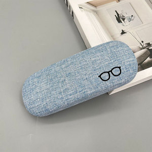 Estuche de Gafas de Alta Gama con Logotipo Personalizado, Caja de Almacenamiento de Gafas de Sol de Tela, Estuche Rígido Portátil para Gafas de Lectura, Venta al por Mayor - Product Image 3