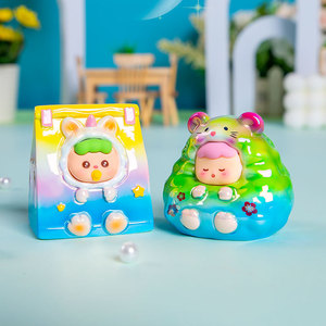 Yu Mo My Melody Blind <b>Box</b> Figurines Resin Craft Gift For Kids 8-13 Years Unisex Collectible Toy - Product Image 2