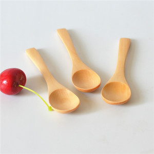 Cuchara de Madera <span class=keywords><strong>para</strong></span> Niños, Mini, Linda, Certificada por la FDA, LFGB y FSC, Ecológica, Suave, Sin Astillas, Ergonómica, <span class=keywords><strong>para</strong></span> Alimentar a Bebés, Comida y Postre - Product Image 1