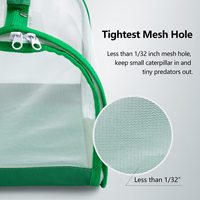 Cage à insectes pliable en fil d'acier maillé pour l'extérieur, avec plateau en plastique à fermeture éclair, pour l'exploration naturelle en jardin