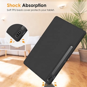 เคสสำหรับ Samsung Galaxy Tab S7 FE 12.4 "<span class=keywords><strong>T735</strong></span> 2021 <span class=keywords><strong>SM</strong></span>-T730ขาตั้งสามทบกันกระแทกเคสฝาหลังอัจฉริยะพร้อมที่ใส่ปากกา - Product Image 6