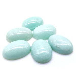 Cuarcita azul 28x18mm Ajuste de joyería de cabujón de corte ovalado - Product Image 3