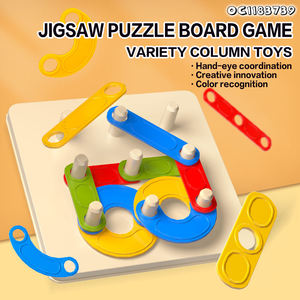 Pezzi Custom tubo nuovo Puzzle blocchi di costruzione gioco da tavolo giocattoli educativi per <span class=keywords><strong>bambini</strong></span> <span class=keywords><strong>bambini</strong></span> da <span class=keywords><strong>3</strong></span> a 7 <span class=keywords><strong>anni</strong></span> sia ragazza che ragazzo - Product Image 2