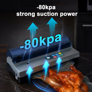 آلة تفريغ الهواء للأرز والأسماك، جهاز تعبئة محمول متعدد الوظائف أوتوماتيكي للاستخدام المنزلي - Product Image 6