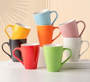 Tazas de café con logotipo personalizado y mango grande, tazas únicas para café con leche, té caliente, capuchino, Mocha, regalo de boda de inauguración - Product Image 2