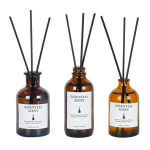 Natural Plant Fragrance Reed Diffuser Brown Glass Bottle Household Bedroom Living Room Decor <b>Ornament</b> - Product Image 4