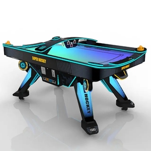 Mesa de Hockey de Aire Electrónica Curva, Operada con Monedas, para Centros de Entretenimiento, Novedad - Product Image 1