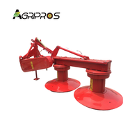 Tondeuse à gazon à double disque à large largeur de coupe |   Machine de désherbage rotative montée sur tracteur pour l'entretien des ranchs et des jardins - Fournitures de machines agricoles