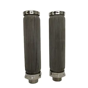 Mechanical filter cartridge 0.2 micro sintered stainless steel filter element with sintered felt