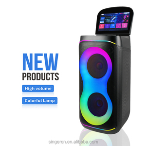 Altavoz de Karaoke Portátil GD-1066 Todo en Uno con Pantalla Inteligente de Alta Calidad, 2 Micrófonos y Pantalla para Mostrar Letras, Ideal para Fiestas - Product Image 4
