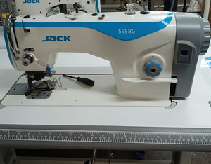 Machine de coupe à point noué jack 5558G de marque chinoise d'occasion machine à coudre à coupe-jack bonne couleur ensemble complet bon test - Product Image 2