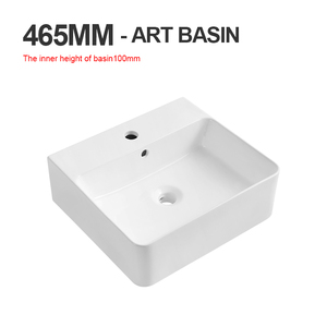 Oferta Especial: Lavabos Modernos de Cerámica Rectangulares para Encimera, con un Solo Orificio, Fáciles de Limpiar, <span class=keywords><strong>MUBI</strong></span> para Baño - Product Image 5