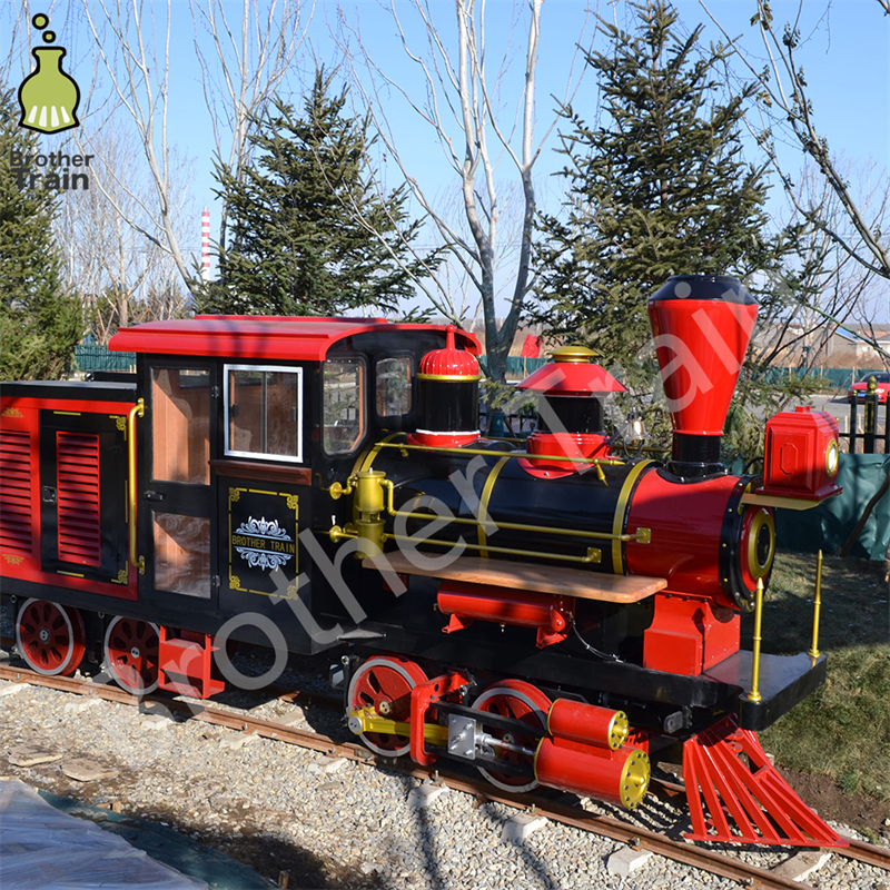 More 200 Passenger Track Train Amusement Facilities Amusement Park Square Scenic Area Large Passenger Sightseeing Electric Train