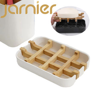 Porte-savon en bambou <span class=keywords><strong>pas</strong></span> <span class=keywords><strong>cher</strong></span> pour salle de bain, support de savon solide, porte-<span class=keywords><strong>shampoing</strong></span>, pour évier, baignoire et douche - Product Image 1