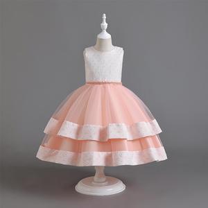 Зимнее оранжевое жаккардовое свадебное платье для девочек + сумка + пальто, детское рождественское многослойное платье для выпускного вечера, детский комплект одежды для вечеринки - Product Image 3