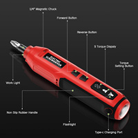Mini tournevis électrique sans fil 68 1 rechargeable 2000 mAh 3,7 V, moteur sans balais, couple maximal 15 Nm, démontage