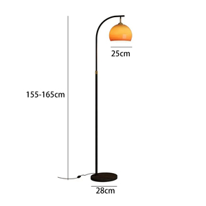 Lámpara de Pie Moderna con Arco de Atardecer, Lámpara de Pie Negra Minimalista para Sala de Estar, Dormitorio, Rincón de Lectura, Decoración del Hogar, Iluminación - Product Image 6