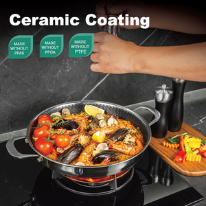 Commercial Seafood Grill Risotto <strong>Pan</strong> Stainless Steel Honeycomb Nonstick <strong>Paella</strong> <strong>Pan</strong> Skillet <strong>Pan</strong> - Product Image 2