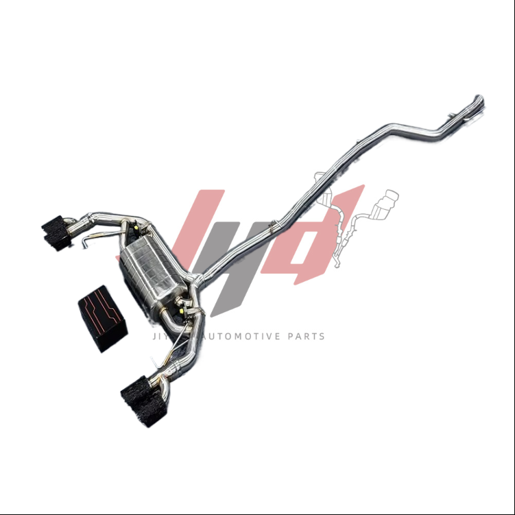 Заводская OEM 304 система Catback из нержавеющей стали для Bmw S58 X3m F97 X4m F98 с двойными клапанами, выхлопная труба, тюнинг, глушитель с клапаном